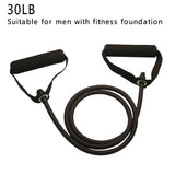 5 Levels Resistance Bands with Handles Yoga Pull Rope Elastic Fitness Exercise Tube Band for Home Workouts Strength Trainin