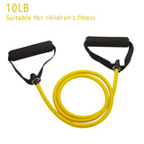 5 Levels Resistance Bands with Handles Yoga Pull Rope Elastic Fitness Exercise Tube Band for Home Workouts Strength Trainin